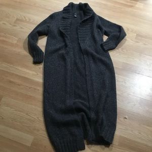 I.N.C long open cardigan sweater size M